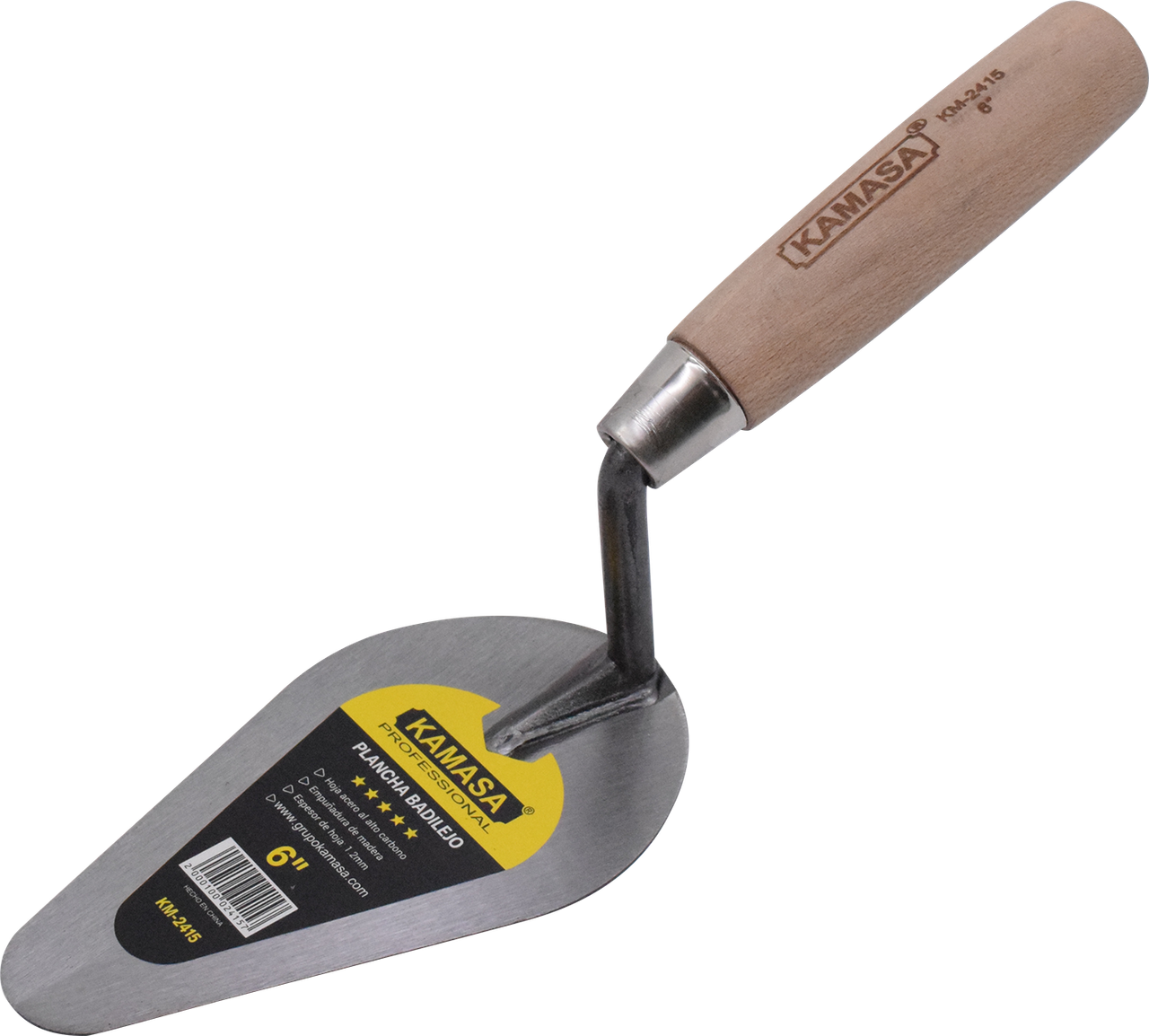 PLANCHA BADILEJO MADERA 6" KAMASA
