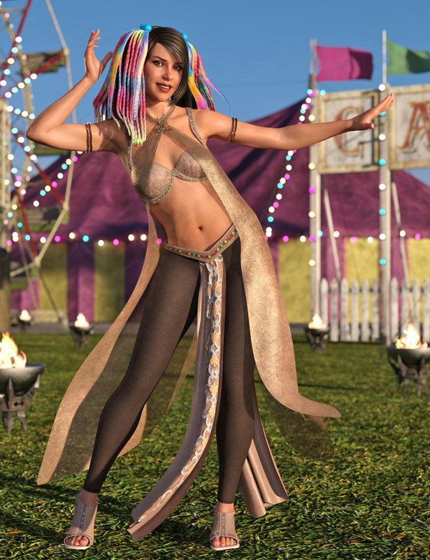 dForce Khamsin Outfit for Genesis 8 Female(s)