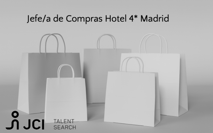 Jefe/a de Compras Hotel 4* Madrid