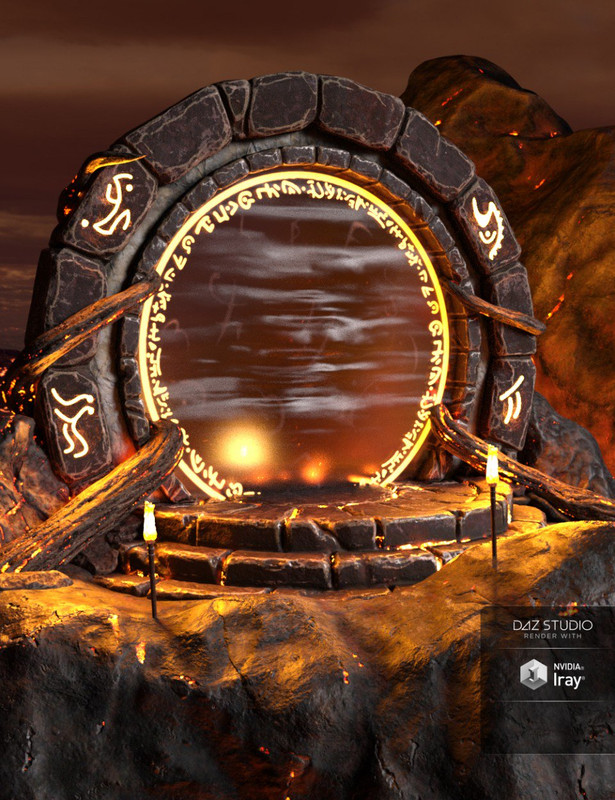 high mountain portal 00 main daz3d