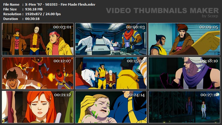 X-Men '97 - S01E03 - Fire Made Flesh.mkv
