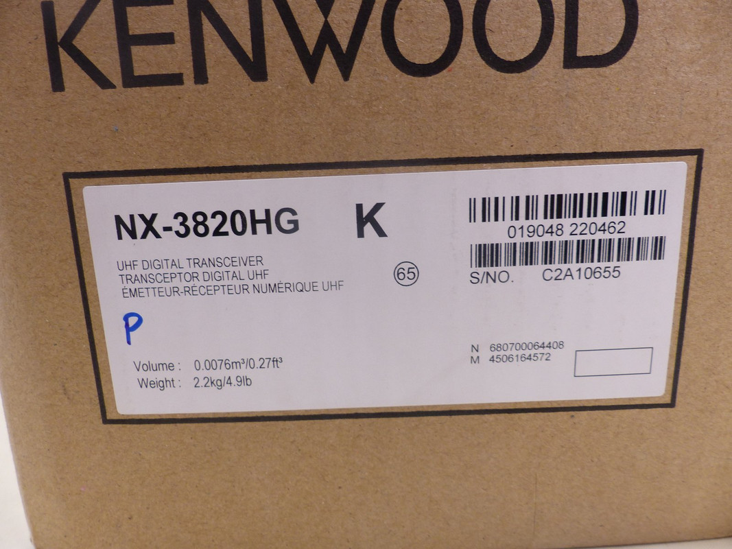 KENWOOD NX-3820HG NEXEDGE UHF DIGITAL TRANSCEIVER MOBILE TWO WAY RADIO