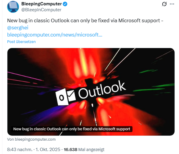 Outlook-Bug