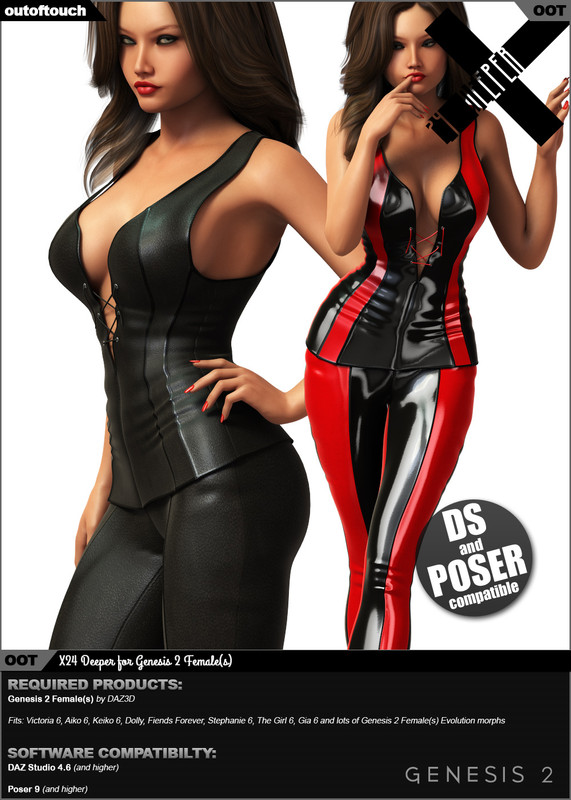 X24: Deeper for Genesis 2 Female(s)