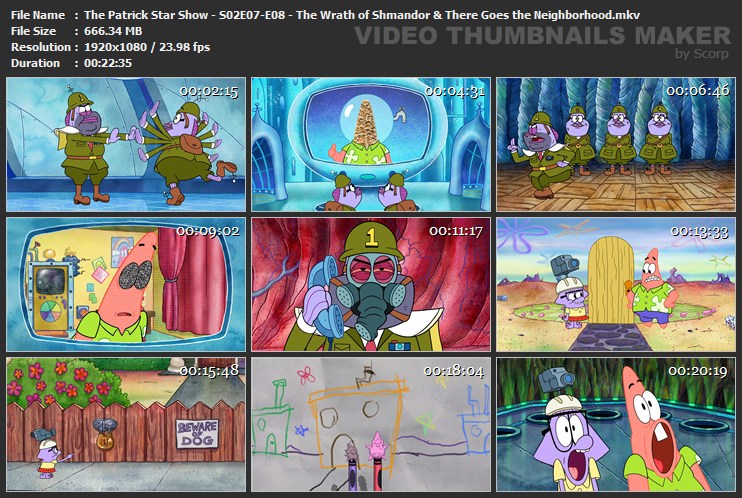 The Patrick Star Show - S02E07-E08 - The Wrath of Shmandor & There Goes the Neighborhood.mkv