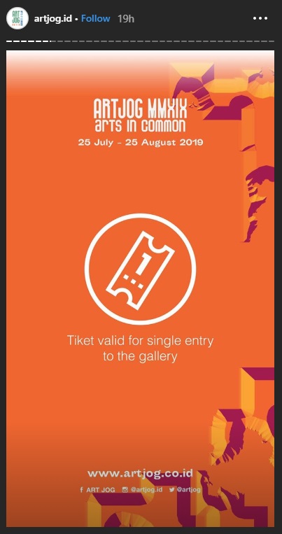 Aturan di ARTJOG 2019