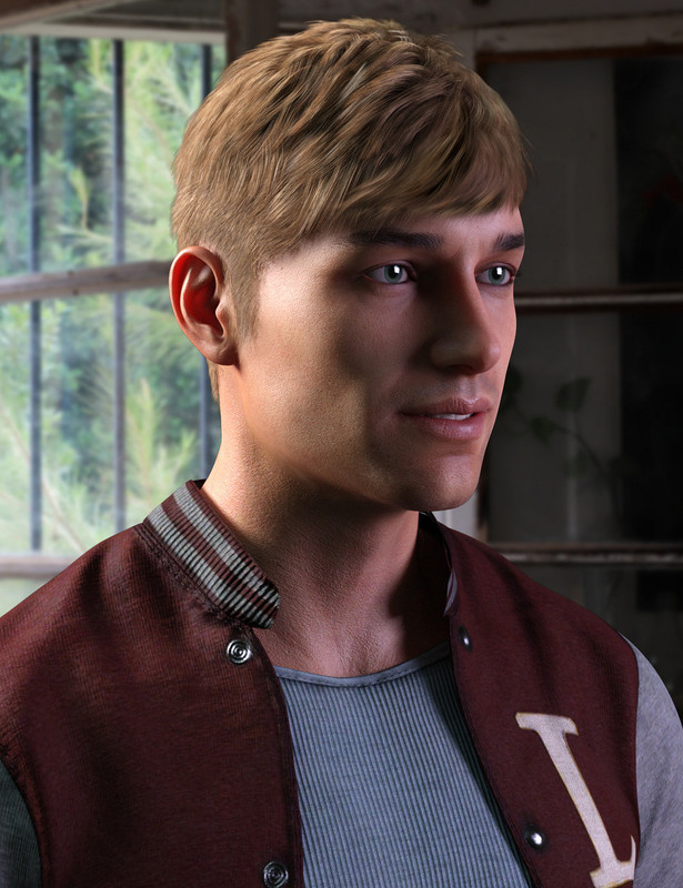 dForce Richie Hair for Genesis 8 Males dForce Richie Hair for Genesis 8 Males