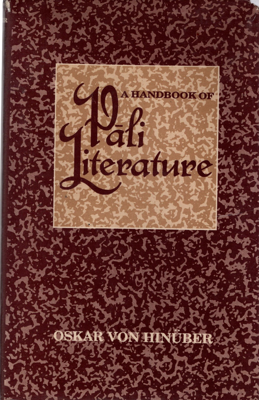 A Handbook of Pali Literature