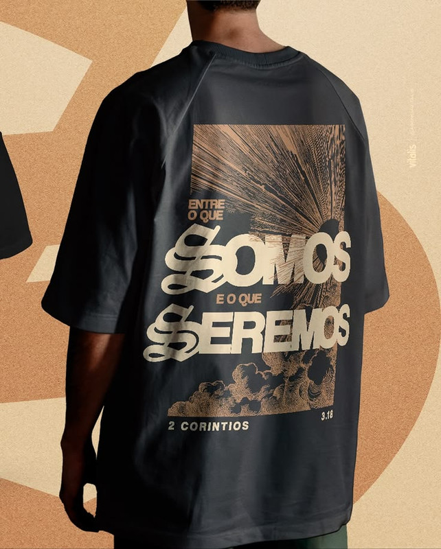 Estampa cristã para camiseta — design inspirador