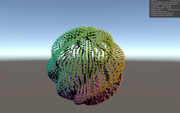 Alternative view of torus mathematical visualization