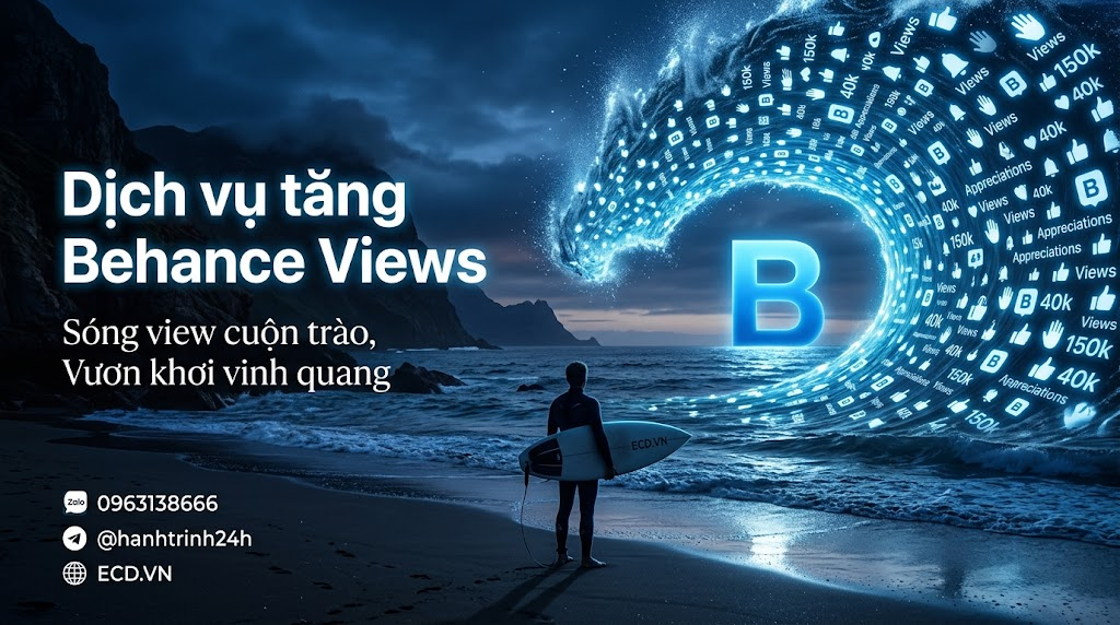 tăng behance views giá rẻ