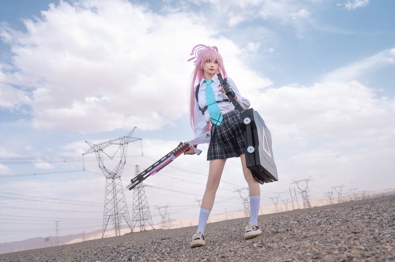 艾西Aiwest 星野Cosplay写真图集 碧蓝档案角色高清美图 49P (290.6M)插图