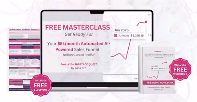 Free Substack masterclass - how to make money on Substack without social media