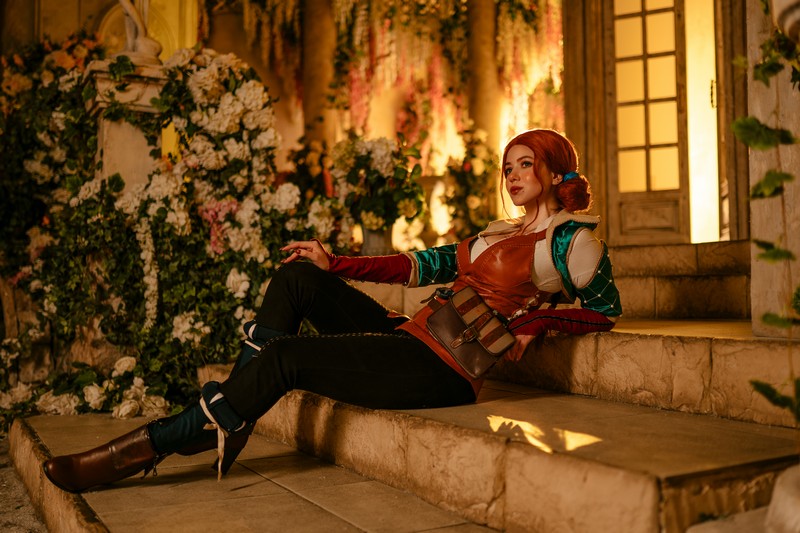 Alina Becker 特莉丝 Triss Merigold Cosplay 巫师系列高清写真【37P-150M】插图7