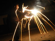 49.11. playing with sparklers XI