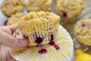 Raspberry Lemon Crumb Muffins