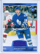 2002-03 BAP First Edition Jerseys #FE-038 [Alyn McCauley] [Toronto Maple Leafs] [~100] [swatch=blue]