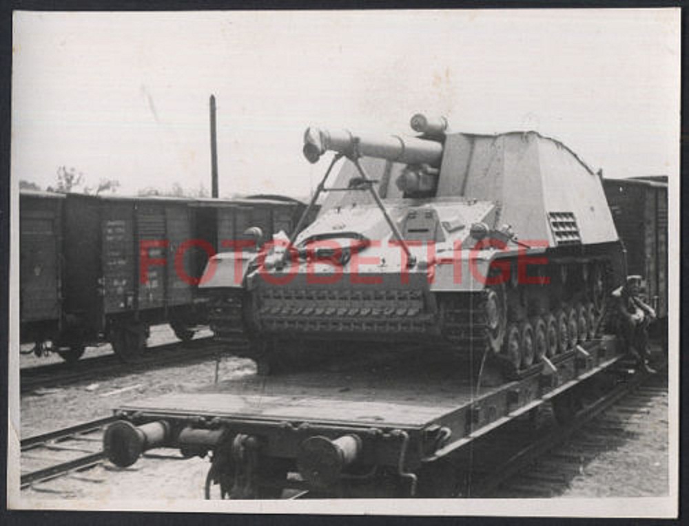 Eisenbahn Militärtransport Sturmgeschütz Panzerh