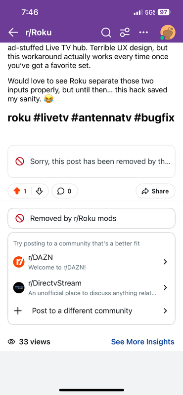 Original removal notice