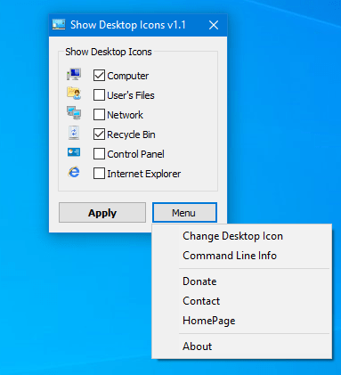 Show Desktop Icons v1.2