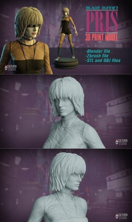Blade Runner - Pris (Re-ripped) – 3D Print