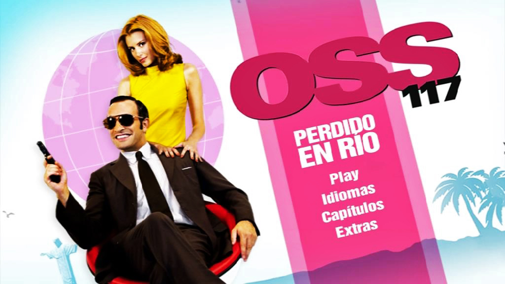 OSS 117 RIO NE REPOND PLUS MENU - OSS 117: Perdido en Río [2009] [Comedia, acción] [DVD9] [PAL] [Leng. ESP/CAT/FRA] [Subt. ESP/CAT]