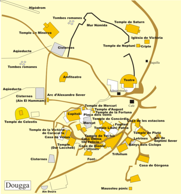 Una semana en Túnez por libre - Blogs de Tunez - Yacimiento romano de Dougga (1)