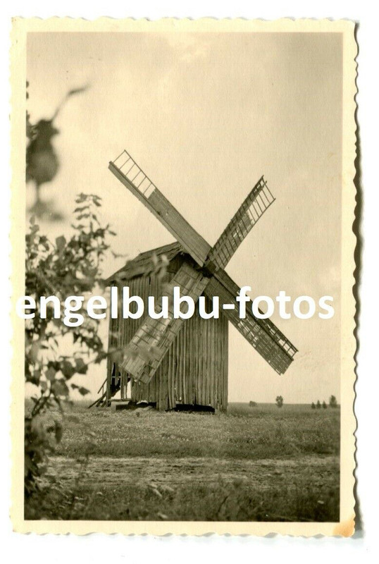 FOTO - 113.I.D. (268.I.R.) - WINDMÜHLE - windmill - Vormarsch Ukraine - Ostfront