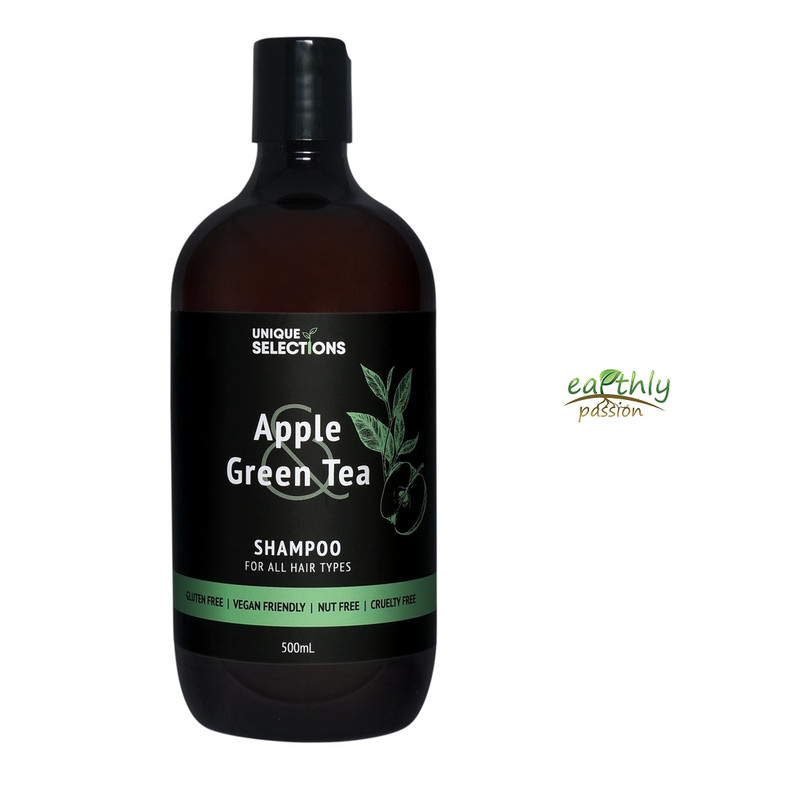 Shampoo Apple Green Tea Unique Selections Natural Hair Care