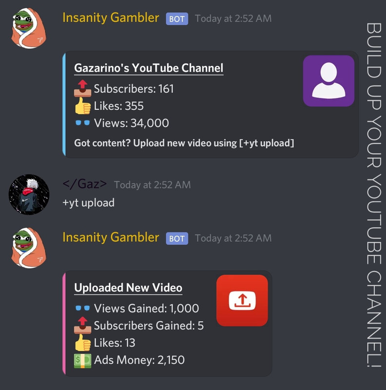 Add Insanity Gambler Discord Bot | The #1 Discord Bot List