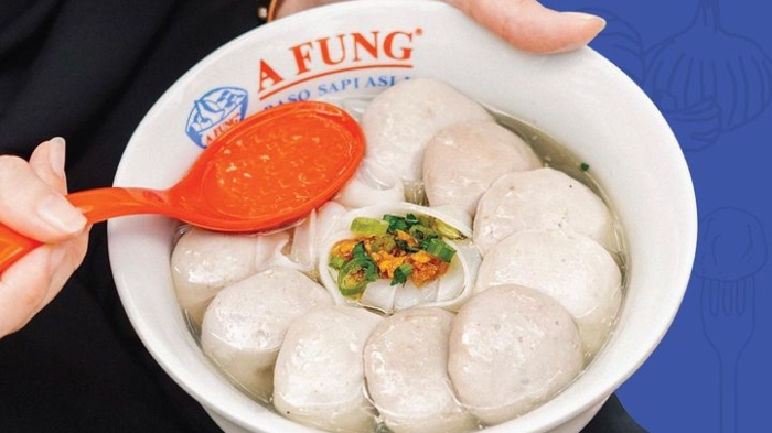 Daftar Menu dan Harga Baso A Fung untuk pilihan makan siang enak di Jakarta.