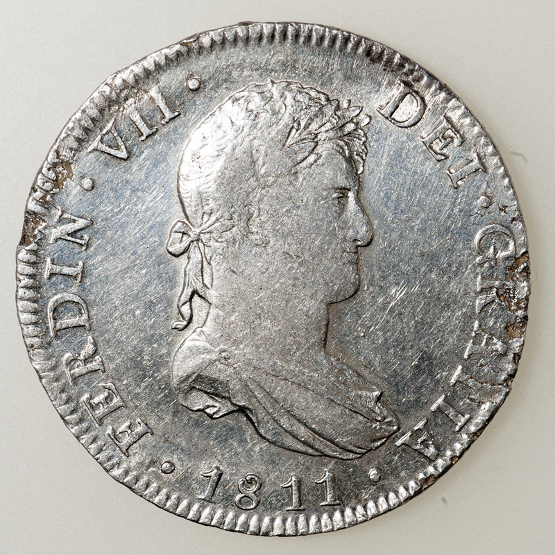 8 reales Fernando VII. 1821. Méjico. PAS5892