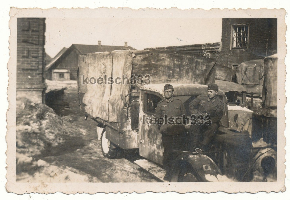 Foto Kraftfahrer der Wehrmacht auf Phänomen Gran