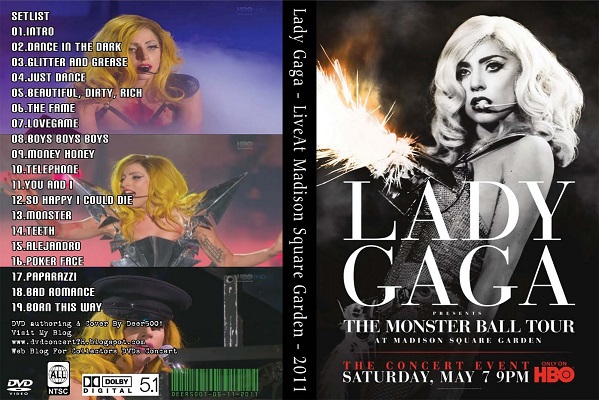 Lady Gaga - The Monster Ball Tour At Madison Square Garden