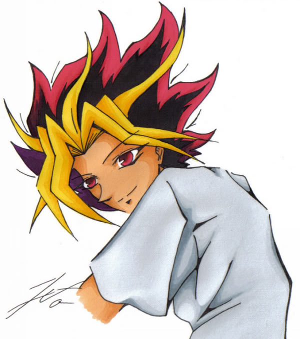 Hình vẽ Atemu (Yami Yugi) bộ YugiOh (vua trò chơi) - Page 8 2_Atemp_249