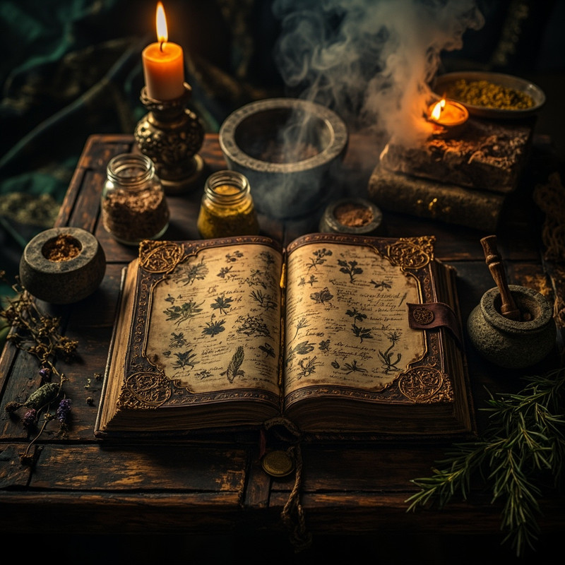 Libro antiguo de recetas