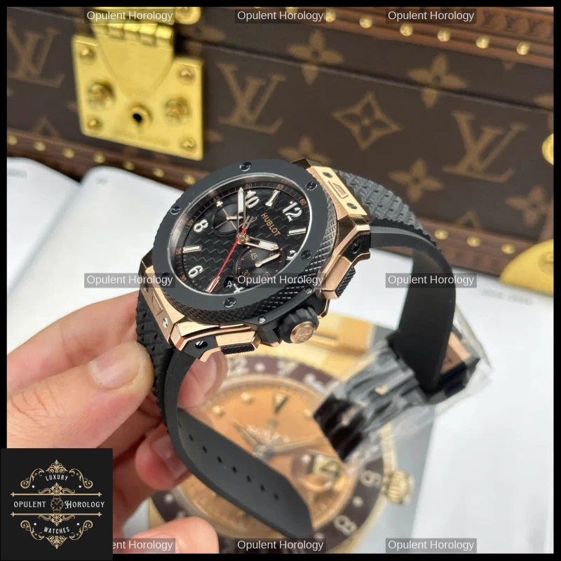 Hublot Big Bang 20th Anniversary King Gold Ceramic Automatic Chronograph Watch 43mm