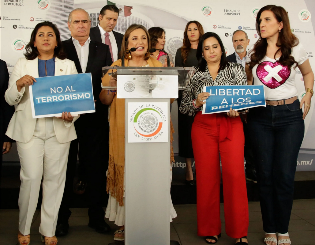 Exhorta Xóchitl Gálvez a AMLO a pronunciarse contra el “terrorismo” en Medio Oriente