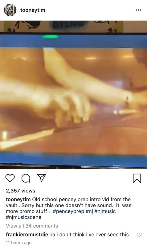 AltPress, "THIS PENCEY PREP VIDEO IS SO RARE NOT EVEN FRANK IERO HAS SEEN IT" [Traducción] [06.10.2020] Frank-Iero-Instagram-min-611x1024