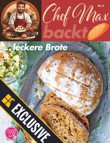 Foodkiss Chef Max backt Magazin Februar No 02 2024