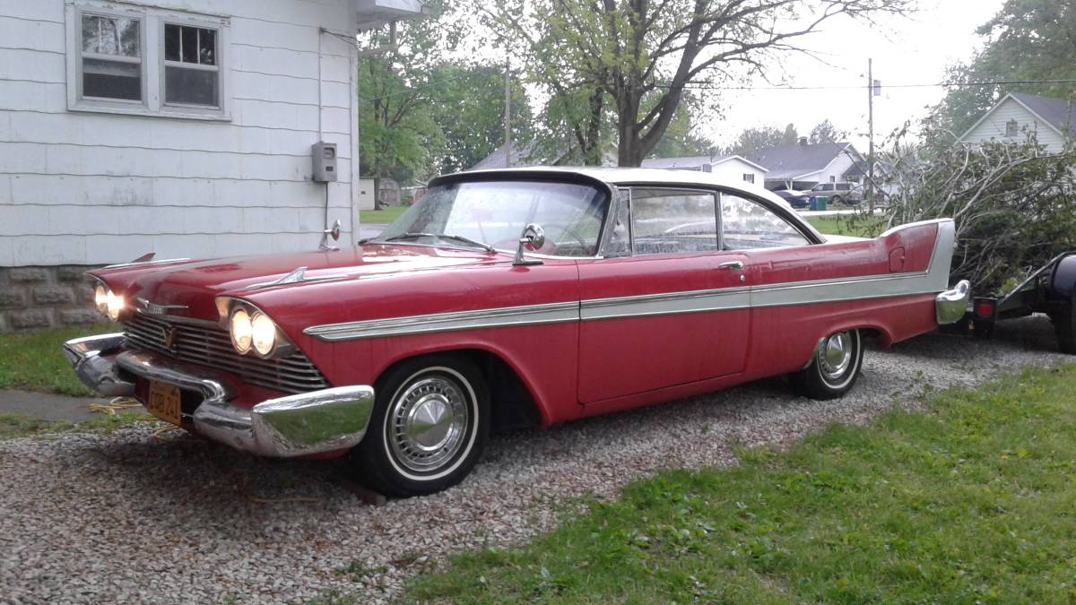1958 Plymouth (Christine) + clones Bluesmobiles