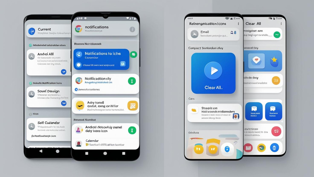 Android 16 Notifications Panel তুলনা