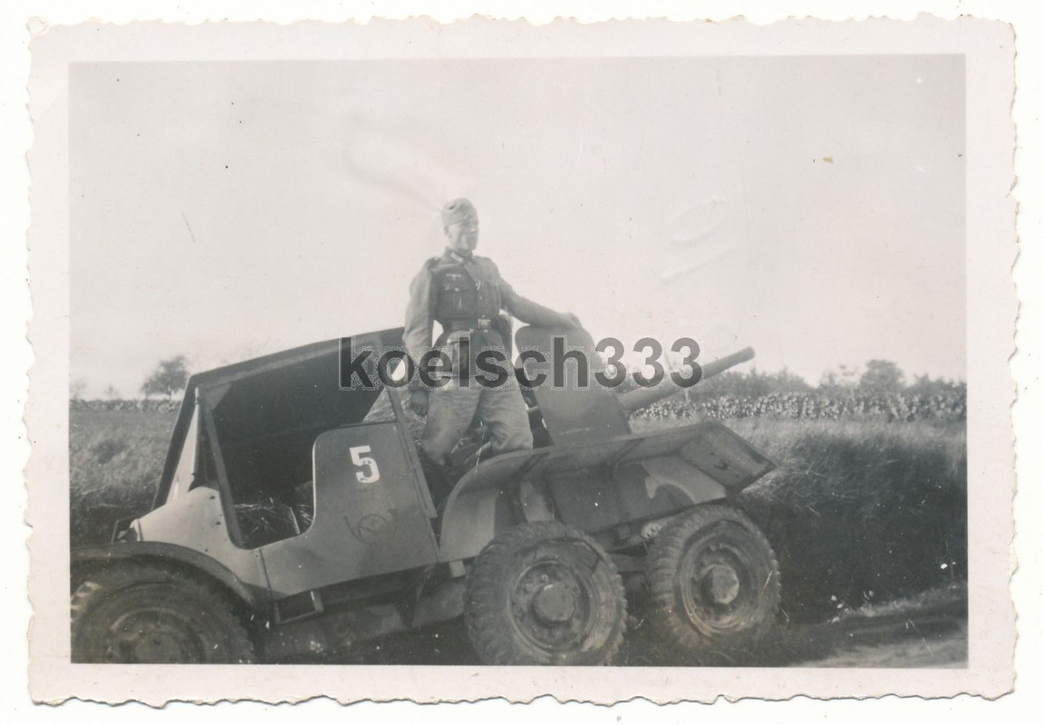 Foto französischer Panzerjäger LKW Laffly W15T-CC Wehrmacht Beut