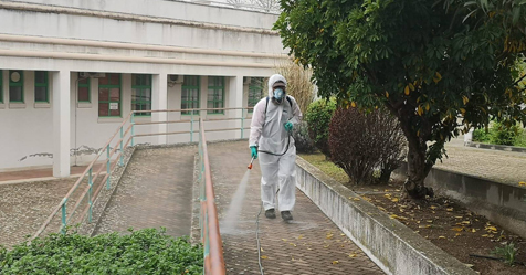 ELVAS:COVID-19: CÂMARA MUNICIPAL REALIZOU AÇÃO DE HIGIENIZAÇÃO DE VIAS E ESPAÇOS PÚBLICOS