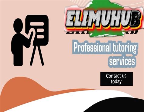 Elimuhub Private Tutoring Services Provider