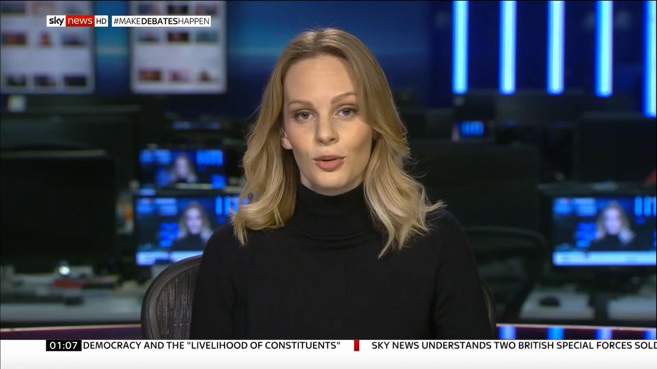 06 January - 01.00.00 - Sky News. News reports on the big storie