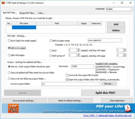 7-PDF Split and Merge Pro 5.0.0.147 Multilingual