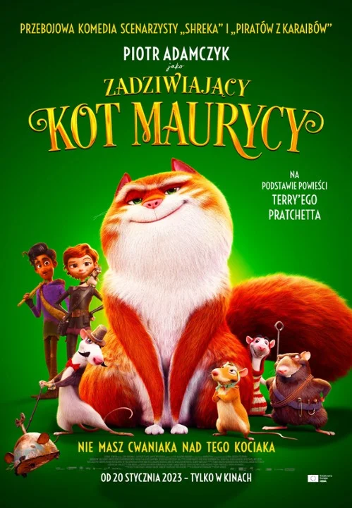 Zadziwiający kot Maurycy / The Amazing Maurice (2022) PLDUB.1080p.AMZN.WEB-DL.H264.DD5.1-K83 / Dubbing PL
