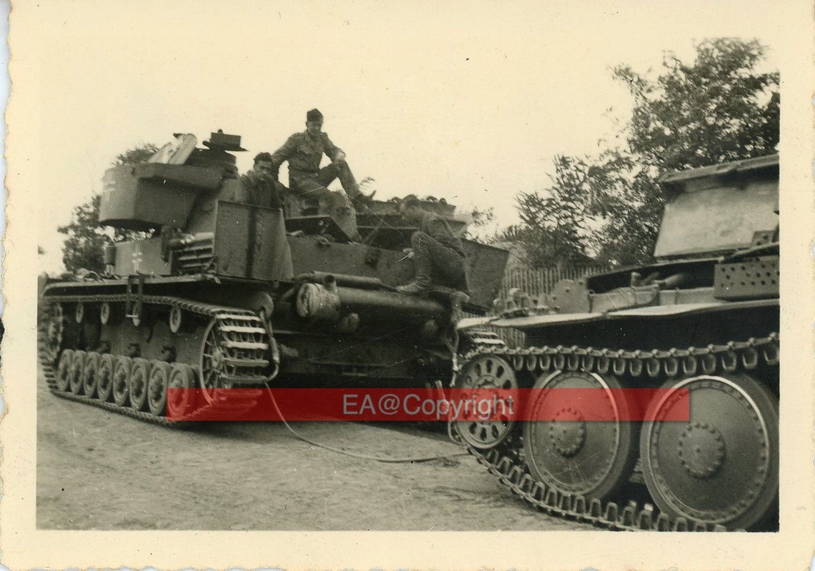 Russland Polen Panzer IV D mit nachgerüstetem Tu