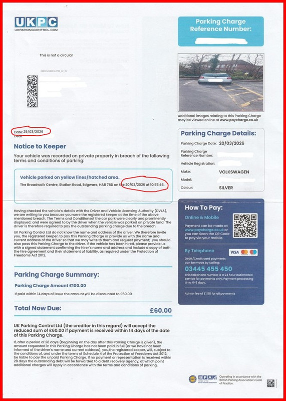 Notice To Keeper Front